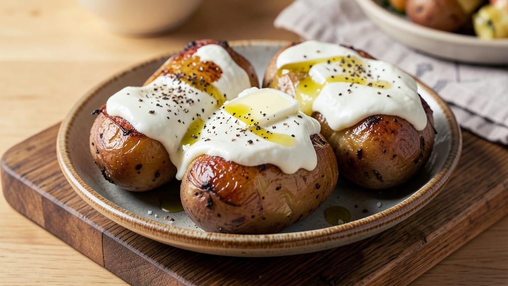 Baked Potato and Cream Cheese Recipe: Loaded Crispy-Top, Gooey Heart