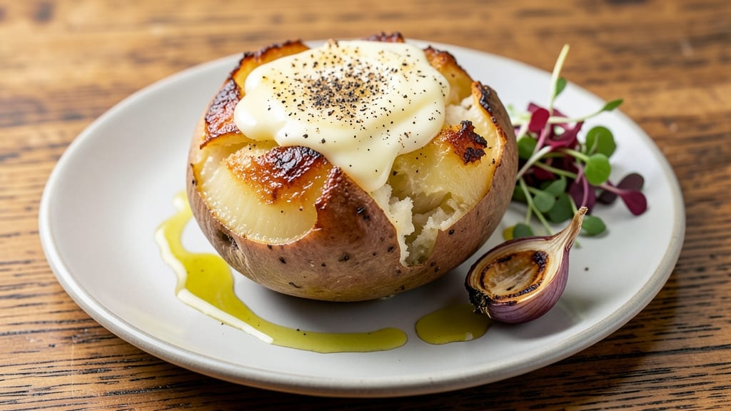5 Star Baked Potato Recipe: Buttery Crispy Skins and Fluffy Interiors