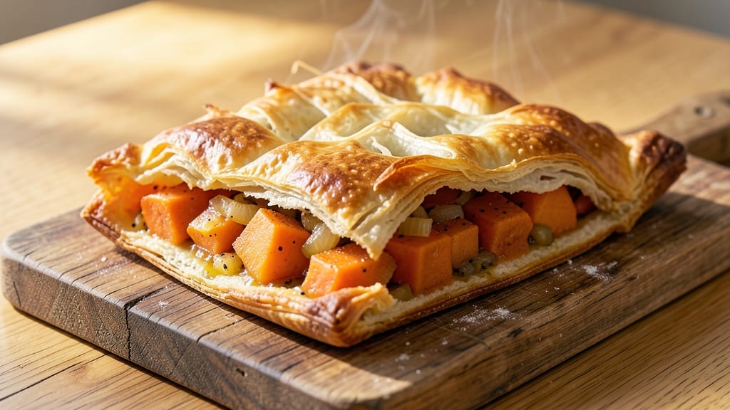 Sweet Potato Pasty Recipe: Flaky Crust Encases Savory-Sweet Filling