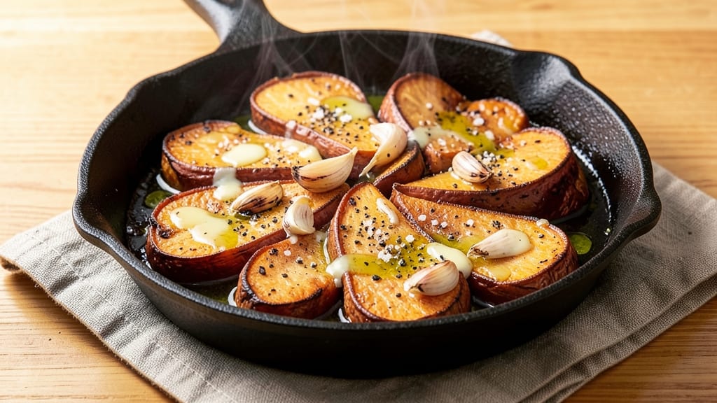 Sweet Potato Cast Iron Skillet Recipe: Caramelized Top, Creamy Core Magic