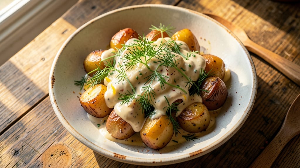 Anthony Bourdain's Potato Salad Recipe: Bold Mustard and Herb Crunch