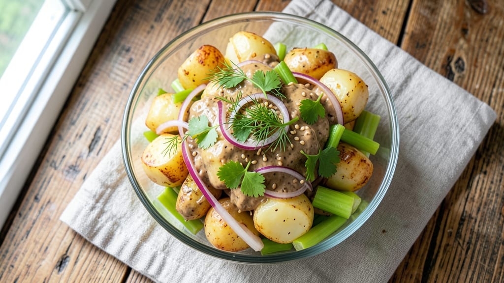 Vegan Potato Salad Recipe No Mayo: Zesty Lemon-Herb Crunch Without Creaminess