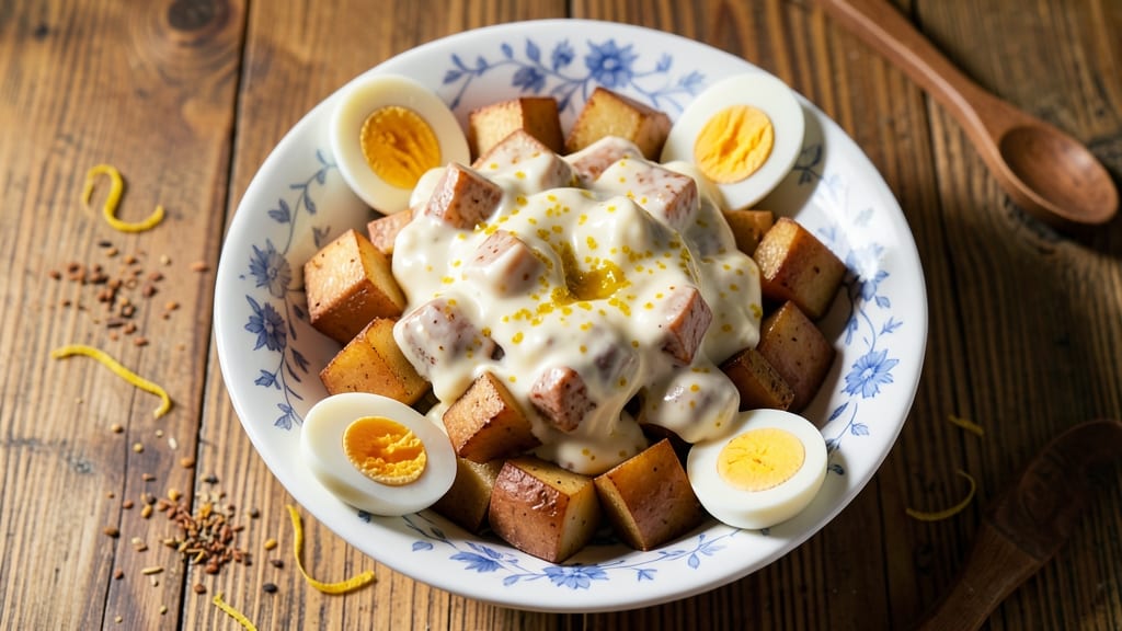 Traditional Potato Salad Recipe With Mayonnaise And Eggs: Creamy, Chunky Bites With Perfect Texture