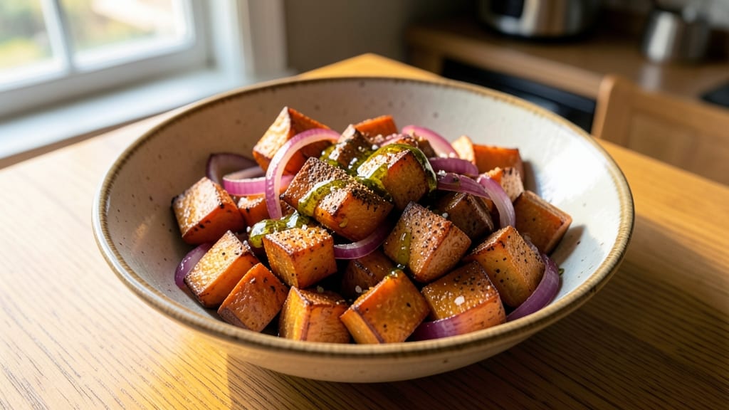 Sweet Potato and Red Onion Recipe: Caramelized Sweetness Meets Tangy Crunch