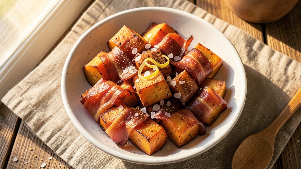 Bacon-Wrapped Sweet Potato Bites Recipe: Crispy Edges, Smoky Sweet Centers
