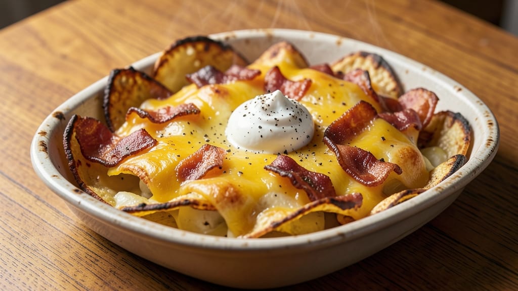 Applebee's Potato Skins Recipe: Crispy Parmesan Crunch and Creamy Cheese Swirls