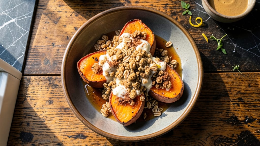 Special Sweet Potato Recipe: Buttery Crumble Top and Spiced Core Harmony