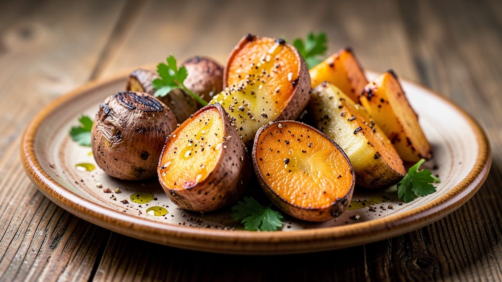 Turnip, Parsnip, and Sweet Potato Recipe: Roasted Spice Harmony in One Tray