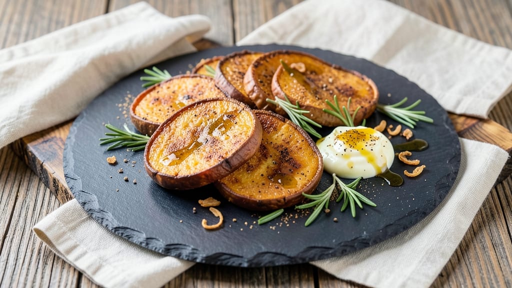 Baked Sweet Potato Medallions Recipe: Caramelized Edges With Soft Centers