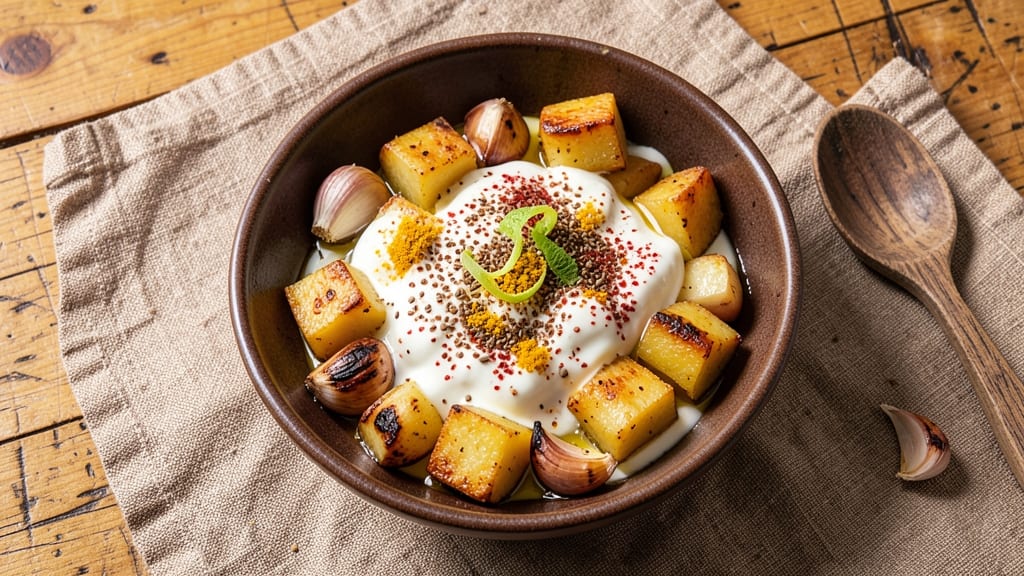 Arab Potato Recipe: Spiced Crispy Bites With Tangy Yogurt Twist