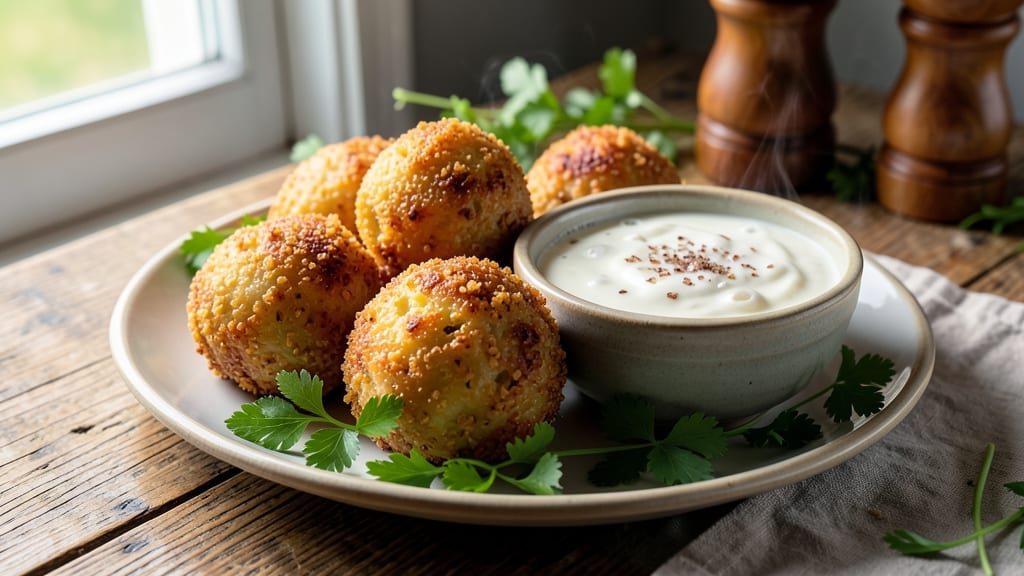 Vegan Potato Balls Recipe: Crispy-Crusted, Air-Fried Delight in 20 Minutes