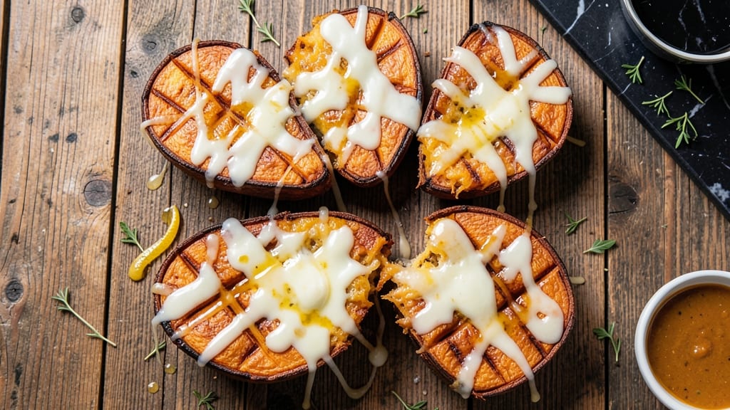 Sweet Potato Pouch Recipe: Crispy Parchment Crunch With Cheesy Core