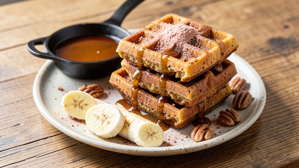 Vegan Sweet Potato Waffle Recipe: Fluffy, Spiced Breakfast Heaven