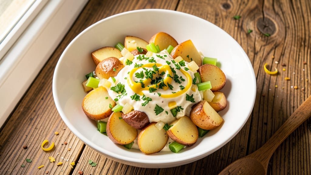 Duke's Mayo Potato Salad Recipe: Crispy Cubes and Tangy Cream Magic