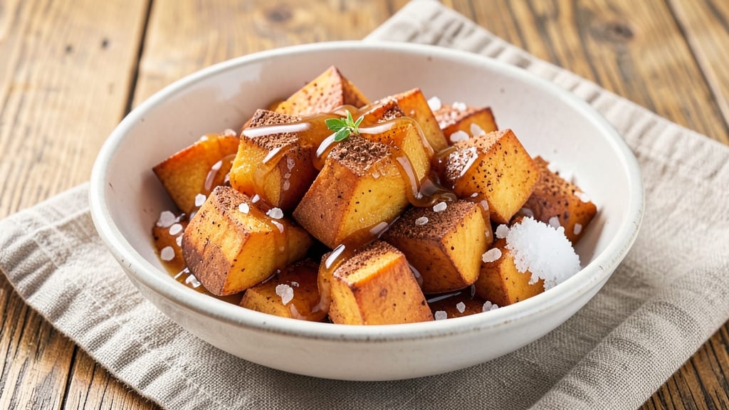 1 Sweet Potato Recipe: Warm Cinnamon-Caramel Crunch in 30 Minutes