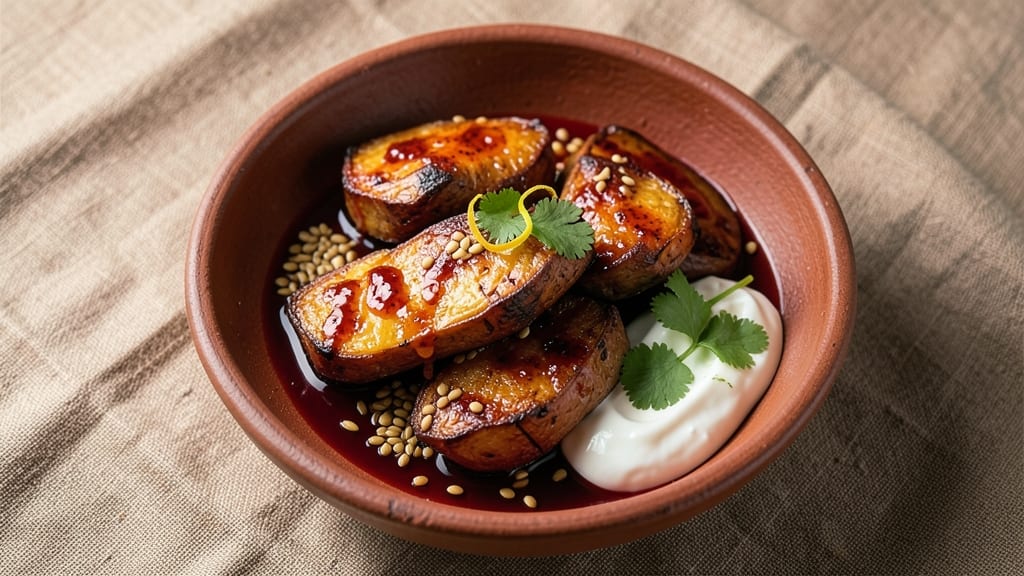 Tandoori Sweet Potato Recipe: Charred Edges With Yogurt-Tamarind Zing