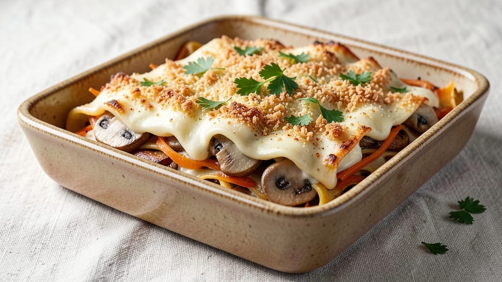 Vegan Potato Lasagna Recipe: Layers of Rich Mushroom and Cashew Cheese Magic