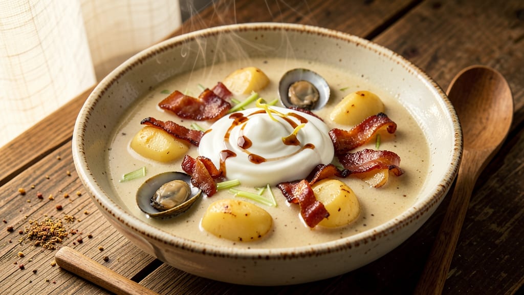 Bear Creek Potato Soup Clam Chowder Recipe: Smoky Bacon and Creamy Clam Fusion