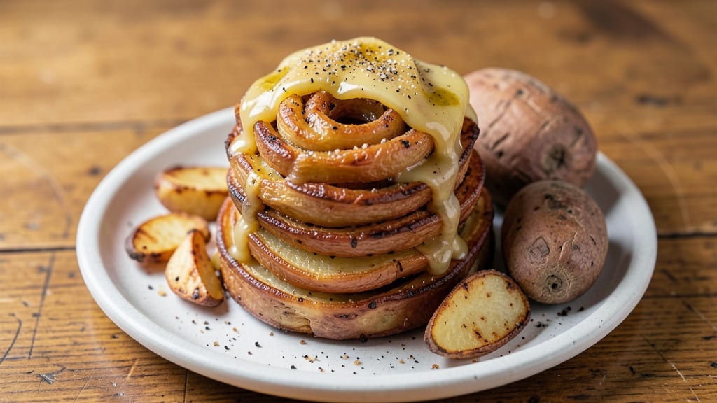 Baked Tornado Potato Recipe: Crispy Layers and Creamy Centers in One Pan
