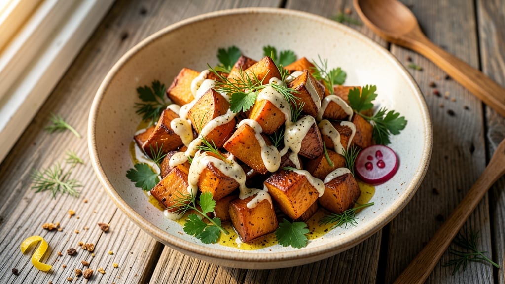 Sweet Potato Salad Recipe Healthy: Bright, Herby, and Mayo-Free Magic