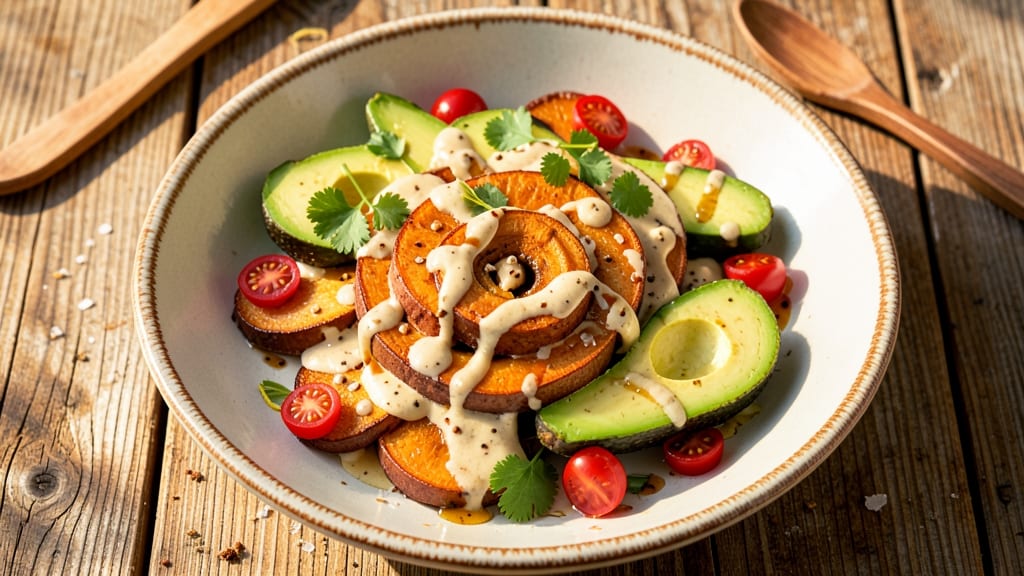 Sweet Potato and Avocado Salad Recipe: Creamy Citrus-Lime Dressing Balance