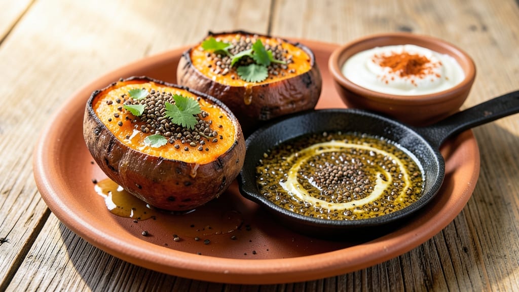 Baked Sweet Potato Indian Recipe: Spiced Cumin and Turmeric Perfection