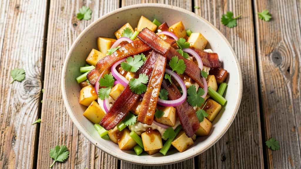 Franklin BBQ Potato Salad Recipe: Smoky Bacon and Vinegar-Kissed Crunch