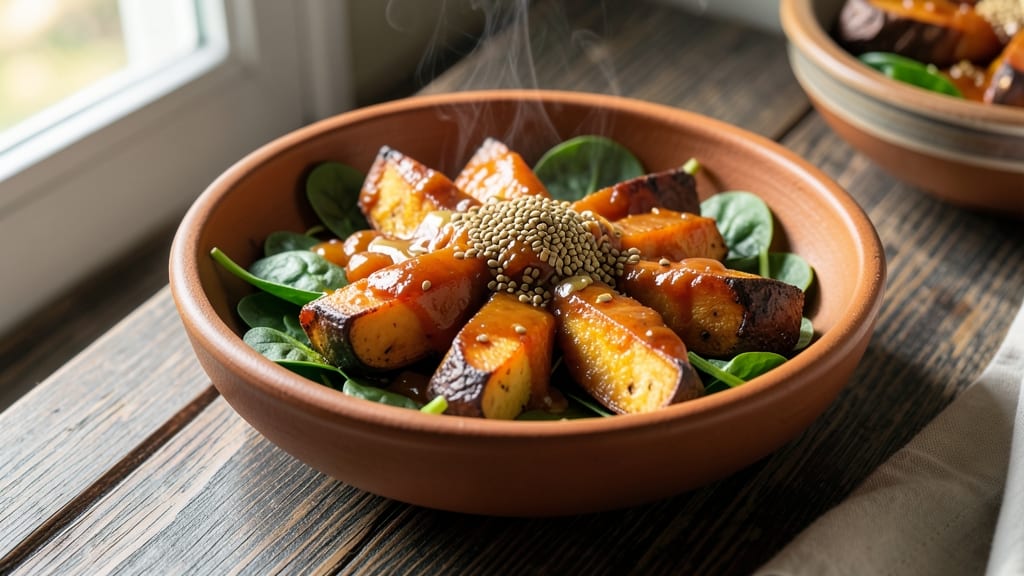 Sweet Potato and Spinach Indian Recipe: Turmeric-Spiced One-Pan Harmony